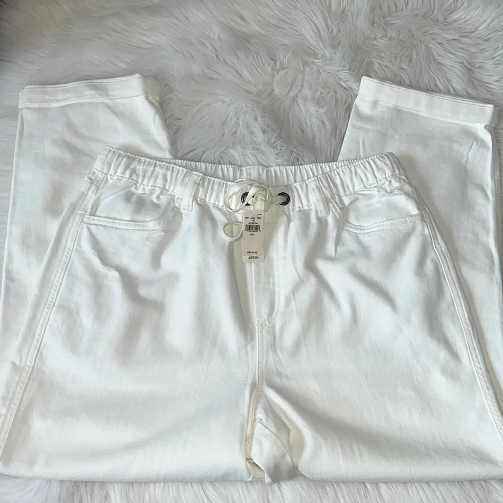 NWT Aerie denim jogger L - Picture 3 of 5